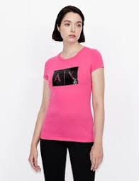 Free delivery and returns on ebay plus items for plus members. Armani Exchange Logo T Shirt For Women A X Online Store