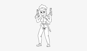 Dibujo De Una Mujer Policia Para Colorear Drawing Transparent Png 600x470 Free Download On Nicepng