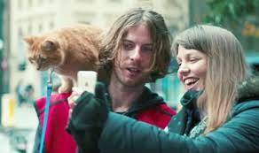After james is released from hospital he goes to visit his drug support worker val. A Street Cat Named Bob Exclusive Video With James Bowen Luke Treadaway Films Entertainment Express Co Uk