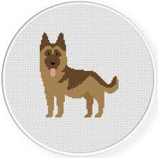 If you like our patterns, please follow us on instagram, like us on facebook, follow us on twitter, and check out our youtube channel for tutorials. Charts Club Members Only German Shepherd Cross Stitch Pattern Daily Cross Stitch