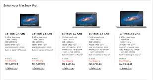 Find the best apple macbook price in malaysia, compare different specifications, latest review, top models, and more at iprice. Apple Malaysia New Macbook Pro This Beast