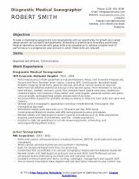 Sonographer Resume Samples Qwikresume
