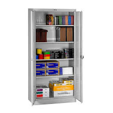 Tennsco Deluxe Cabinet With Recessed Handle 2470rh Kd X Tall Storage Cabinets Worthington Direct