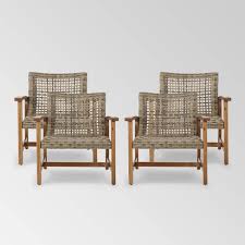 Check spelling or type a new query. Hampton 4pk Wicker Mid Century Club Chairs Natural Gray Christopher Knight Home Target