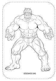 Desenho Do Hulk Para Colorir 36