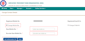 Epf Mobile Number Registration Change Epf Balance Check On Mobile Using Uan