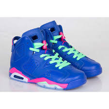 Air Jordan 6 Retro Gs Game Royal Vivid Pink Detailed Pics Liked On Polyvore Featuring Shoes And Jordans Pink Jordans Leather Shoes Woman Kids Jordans