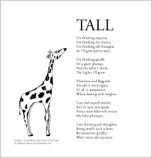 Tall Children S Poem Childrens Poems Kids Poems Childrens Poetry