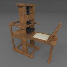 His innovation was to combine the two ideas of movable gutenberg is also credited with several related inventions that ensured the success of his printing press. Gutenberg Printing Press 3d Turbosquid 1322349