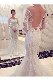If you want the sleeves to be tight on you, it's better to opt for. Bridesire Trumpet Mermaid Off The Shoulder Long Sleeve Lace Wedding Dress Bd7j11802 Us 221 99 Bridesire