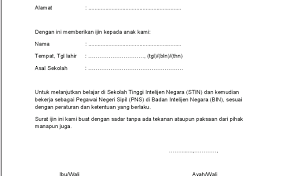 Contoh surat persetujuan orang tua untuk bekerja. Contoh Surat Izin Orang Tua Resmi Belajar Orang Dan Orang Tua Dubai Khalifa
