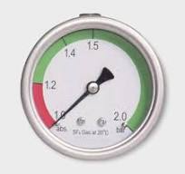 SF6 Gas Density Meter SF6 Gas Pressure Gauge 1.0-2.0 bar abs
