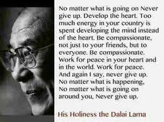 Dalai Lama Be Compassionate Never Give Up Dalai Lama Buddhist Wisdom Never Give Up