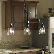 Allen Roth Bristow 36 In W 3 Light Mission Bronze Standard Kitchen Islan Kitchen Lighting Over Table Kitchen Island Lighting Lighting Fixtures Kitchen Island