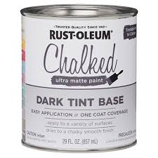 rust oleum chalked paint tint base