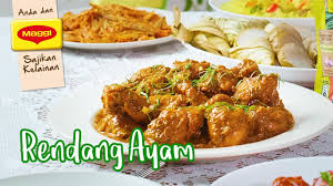Rendang ayam dan nasi minyak. Rendang Ayam Youtube