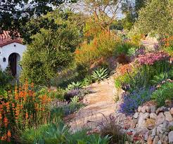This Planting Guide Solves All Of Your Sloped Garden Problems Sloped Garden Succulent Landscape Design Hillside Landscaping