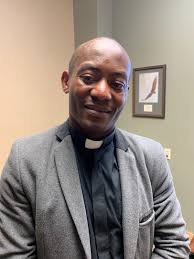 Fr. Maurice Chukwukere is the new priest at St. Mary's, West Plains and  Sacred Heart, Thayer. His name is pronounced as follows: Morris  Chook-woo-kay-ray (roll the r). He goes by Fr. Maurice.