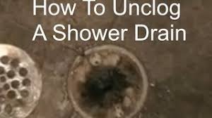 A blocked shower drain also reduces the lifespan of the pipes. Unclogging A Shower Drain How To Unclog A Shower Drain Youtube