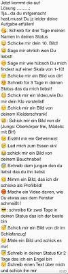 Auch ist es nicht schlimm, wenn der status bei freunden oder bei sich selbst „error: 30 Status Bilder Ideen Kettenbriefe Frage Spiel Whatsapp Spiele