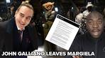 John Galliano Is Officially Out Of Margiela | Celebrating His ... - YouTube
