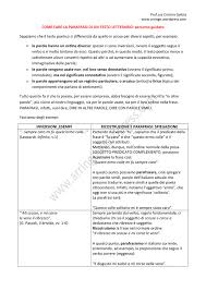 Come Fare La Parafrasi Di Un Testo Letterario Arringo