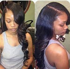 Side Part Weave Styles Hair Laid Natural Hair Weaves Haute Hair