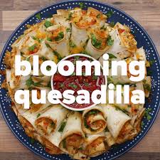 Blooming Quesadilla Ring Recipe By Tasty Video Recipe Video Diy Food Recipes Cooking Recipes