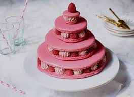Macaron Geant A Etages Framboise Anne Sophie Fashion Cooking