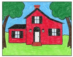 How To Draw A House Art Projects For Kids You can edit any of drawings via our online image editor before downloading. how to draw a house art projects for kids