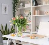 Here's a Cute Easter Desk Setup for Your Home Office - Twins ...