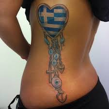 Greek american pioneer women of… greek independence day parade: Greek Heart Tattoo On Back For Girls Greek American Girl