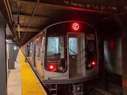 Here is the second day of full length train on the c line using r46's. R179 C Train At 86 St Nycrail