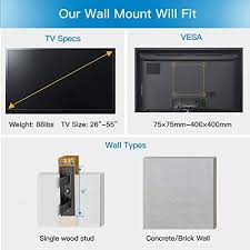 To install a tv bracket on a brick wall. Perlesmith Tv Wall Mount For Most 26 55 Inch Flat Curved Tvs With Swivels Tilts Extends 19 5 Inch Wall Mount Tv Bracket Vesa 400x400 Fits Led Lcd Oled 4k Tvs Up