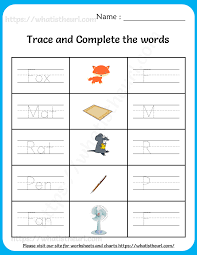 Home english vocabulary english vocabulary with pictures. Trace And Complete The Words Worksheets 5 Your Home Teacher