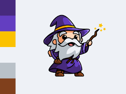 Create your own wizard play fun wizard games with collectible card magic, wizard duels, and far off worlds that are safe for. Wizard Logo Designs Themes Templates And Downloadable Graphic Elements On Dribbble