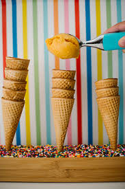 Blow mold ice cream cone huge vanilla swirl 27 display. Diy Ice Cream Cone Holder Julep