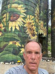 When riding by the silos I always wanted to take a picture but would put it  off for the next time. Well today the next time came and I got it done.