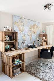 design your own desk diy ideas with old wooden boxes bingefa office designs crate home furniture corner bookshelf ikea
