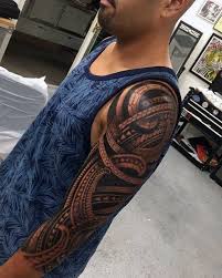 125 best half sleeve tattoos for men: 75 Half Sleeve Tribal Tattoos For Men Masculine Design Ideas