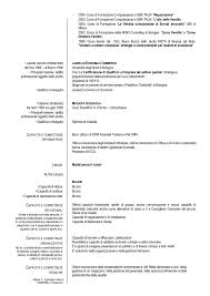 Cv Funzionario Commerciale Area Manager Luglio 2015
