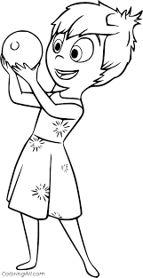 At their head, joie, overflowing with optimism and good humour, ensures that riley is happy. Inside Out Coloring Pages Coloringall
