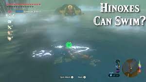 Hinox Can Swim in The Legend of Zelda Breath of the Wild! - YouTube
