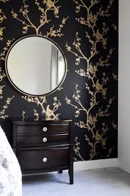 See more romantic bedroom wallpaper, outdoor bedroom wallpaper, modern bedroom wallpaper, elegant bedroom wallpaper, bedroom wallpaper shabby chic, traditional bedroom. Orc Week 2 Tempaper Wais Mirror Installation Monica Wants It