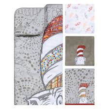 Seuss boxed set is perfect for inspiring a love of reading, and with five books in one super giftable set, it will complete any beginning reader's shelf! Trend Lab Dr Seuss Peek A Boo Cat In The Hat 4 Piece Crib Bedding Set Reviews Wayfair
