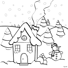 Christmas Village Coloring Pages Christmas House Printable Christmas Coloring Pages Free Coloring Pages Snowflake Coloring Pages