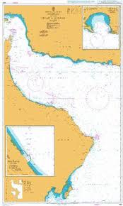 British Admiralty Nautical Chart 2851 Arabian Sea And Gulf Of Oman Masirah To The Strait Of Hormuz