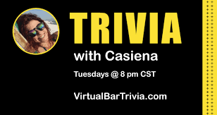 Aug 05, 2019 · fun trivia tv questions #42. Virtual Bar Trivia Join Us For Virtual Trivia Every Tuesday At 8 Pm Cst