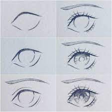 instagram da art drawings خطوات رسم عين أنمي anime eye drawing eye drawing anime drawings tutorials