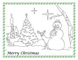 Keep your kids busy doing something fun and creative by printing out free coloring pages. Snowman Christmas Coloring Page Freeology
